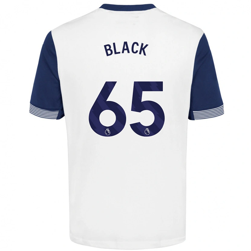 Danxen Hombre Camiseta Leo Black #65 Blanco Azul 1ª Equipación 2024/25 La Camisa