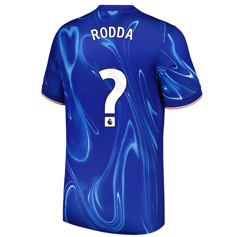 Danxen Hombre Camiseta Harry Rodda #0 Azul Blanco 1ª Equipación 2024/25 La Camisa