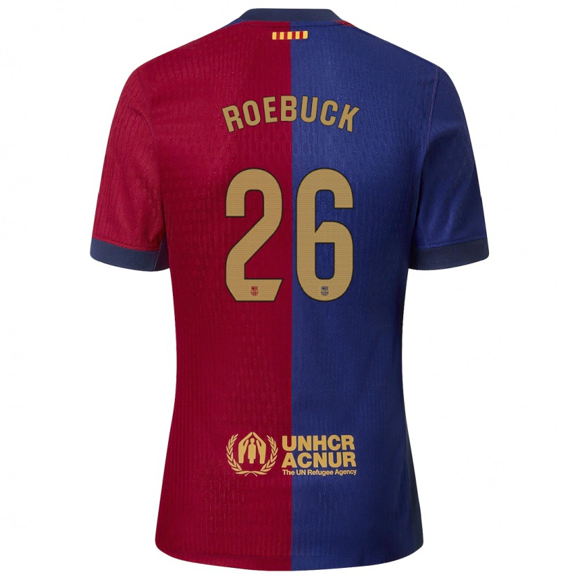 Danxen Hombre Camiseta Ellie Roebuck #26 Azul Rojo 1ª Equipación 2024/25 La Camisa