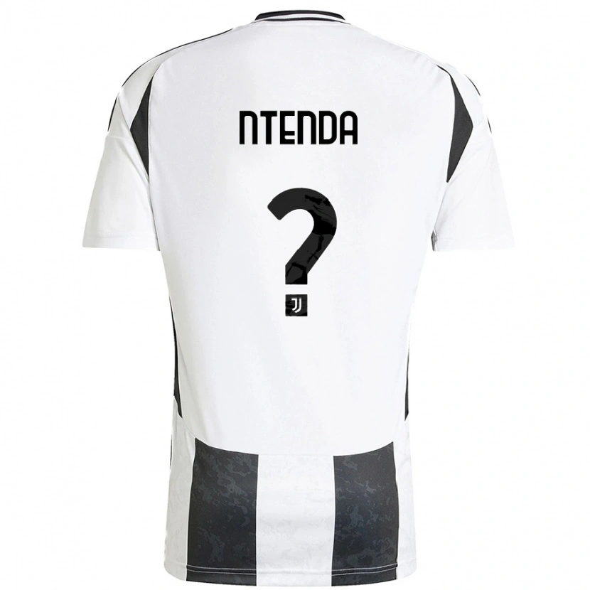 Danxen Hombre Camiseta Jean-Claude Ntenda #0 Blanco Negro 1ª Equipación 2024/25 La Camisa