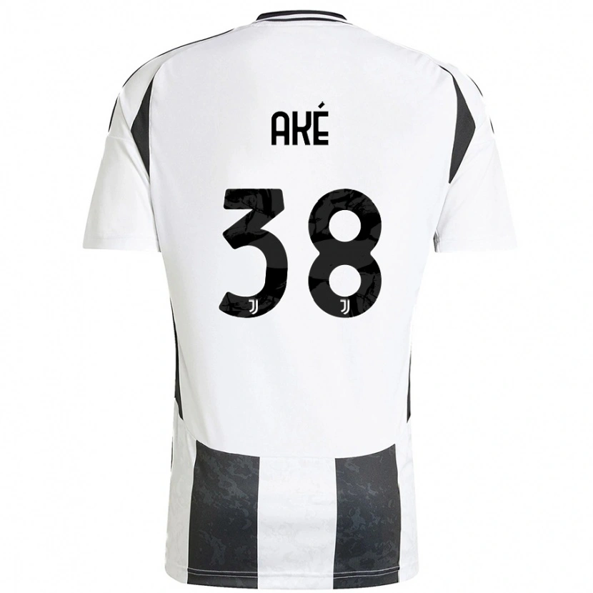 Danxen Hombre Camiseta Marley Ake #38 Blanco Negro 1ª Equipación 2024/25 La Camisa