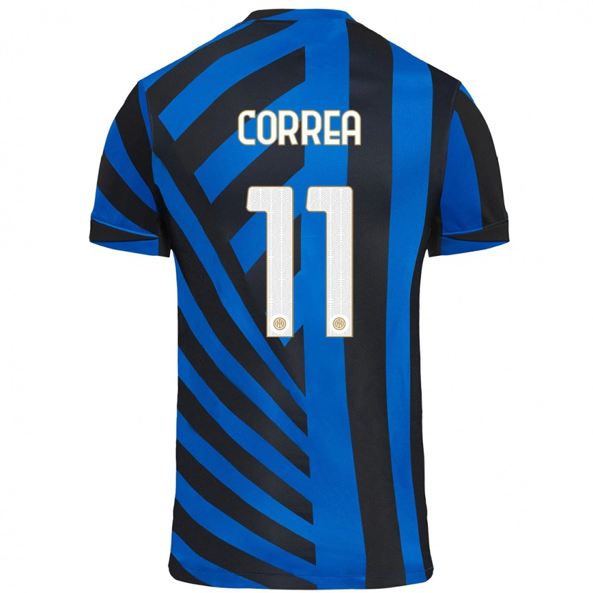 Danxen Hombre Camiseta Joaquín Correa #11 Azul Negro 1ª Equipación 2024/25 La Camisa