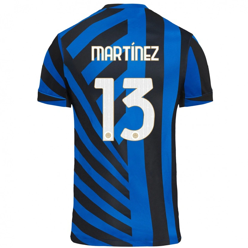 Danxen Hombre Camiseta Josep Martínez #13 Azul Negro 1ª Equipación 2024/25 La Camisa