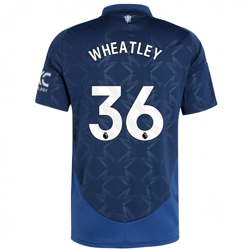 Danxen Hombre Camiseta Ethan Wheatley #36 Índigo 2ª Equipación 2024/25 La Camisa