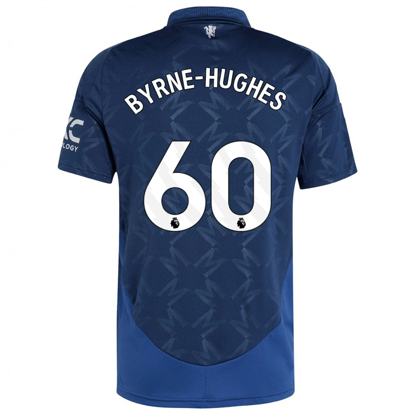 Danxen Hombre Camiseta Cameron Byrne-Hughes #60 Índigo 2ª Equipación 2024/25 La Camisa