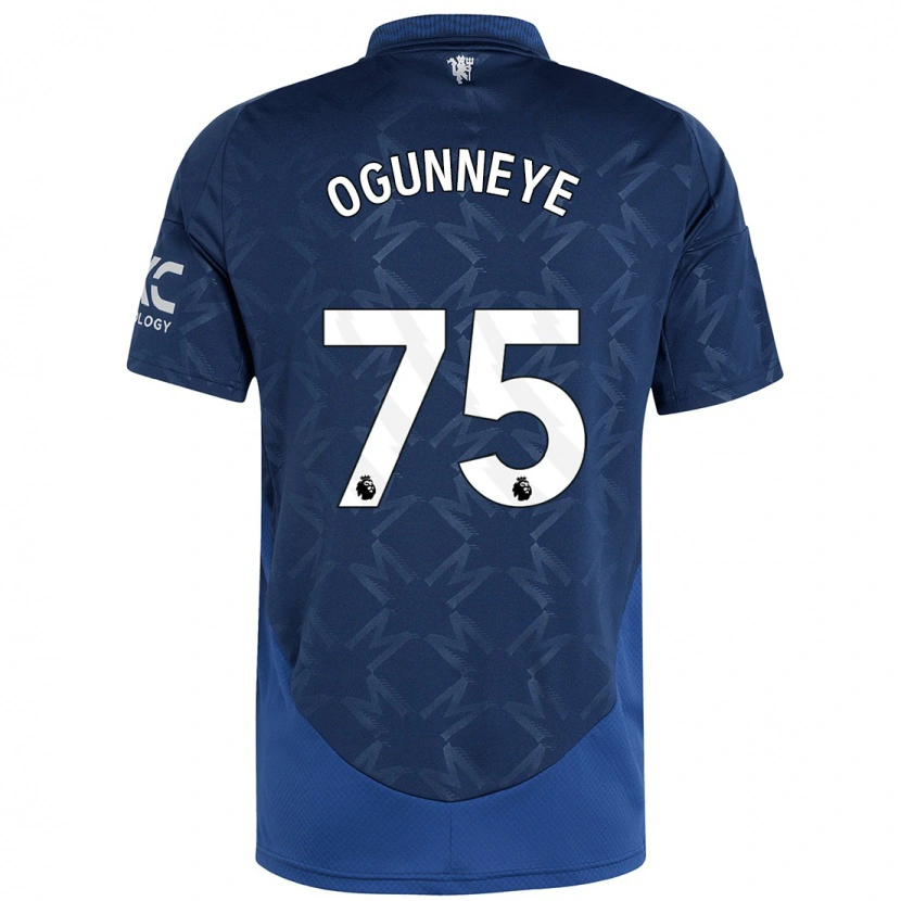 Danxen Hombre Camiseta Habeeb Ogunneye #75 Índigo 2ª Equipación 2024/25 La Camisa