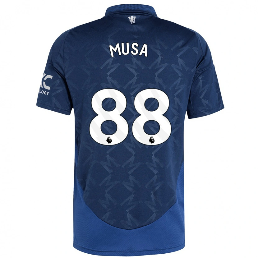 Danxen Hombre Camiseta Victor Musa #88 Índigo 2ª Equipación 2024/25 La Camisa