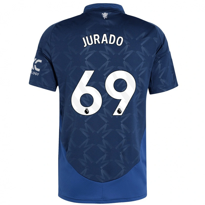 Danxen Hombre Camiseta Marc Jurado #69 Índigo 2ª Equipación 2024/25 La Camisa