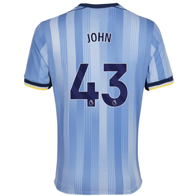 Danxen Hombre Camiseta Nile John #43 Azul Claro 2ª Equipación 2024/25 La Camisa