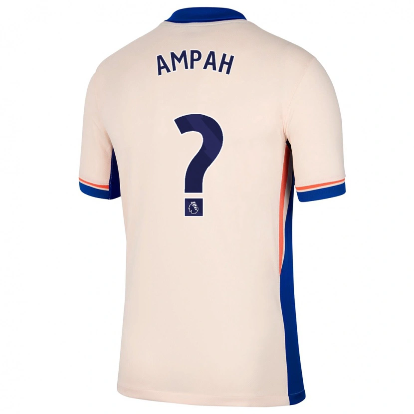 Danxen Hombre Camiseta Ato Ampah #0 Beige Claro 2ª Equipación 2024/25 La Camisa