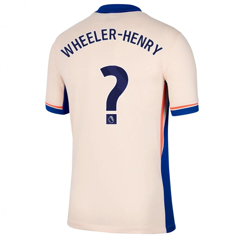 Danxen Hombre Camiseta Joseph Wheeler-Henry #0 Beige Claro 2ª Equipación 2024/25 La Camisa