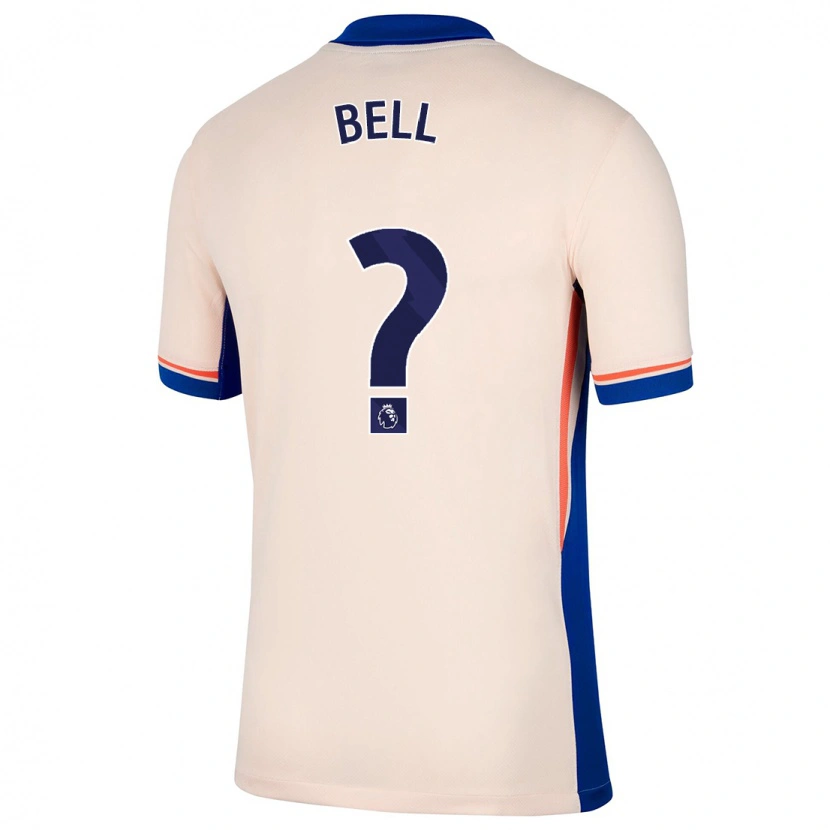 Danxen Hombre Camiseta Toby Bell #0 Beige Claro 2ª Equipación 2024/25 La Camisa