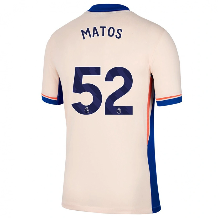 Danxen Hombre Camiseta Alex Matos #52 Beige Claro 2ª Equipación 2024/25 La Camisa