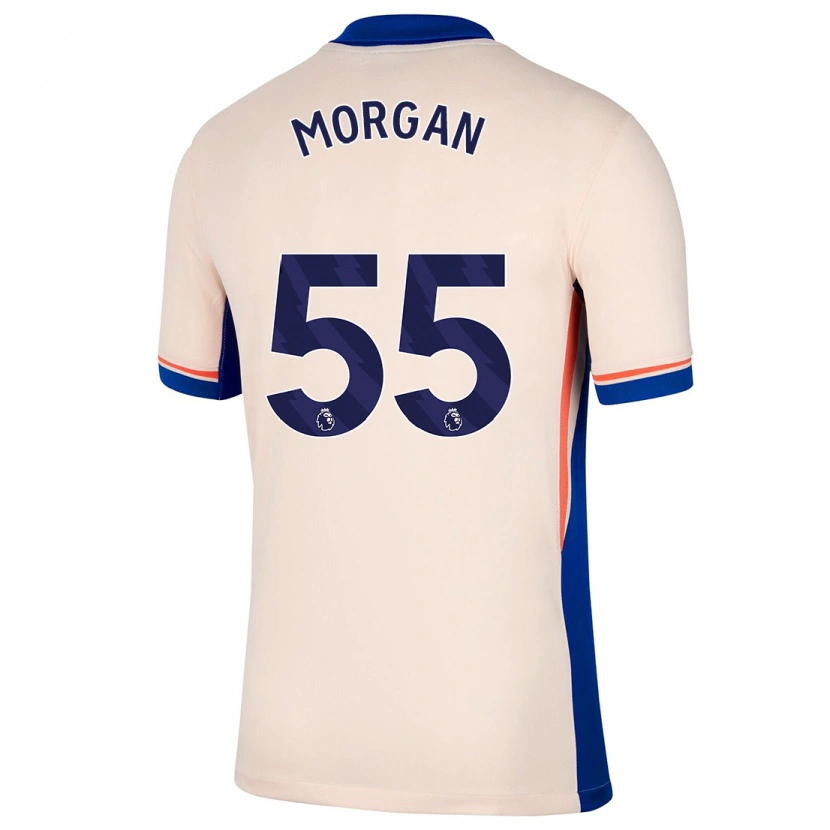 Danxen Hombre Camiseta Jimmy-Jay Morgan #55 Beige Claro 2ª Equipación 2024/25 La Camisa