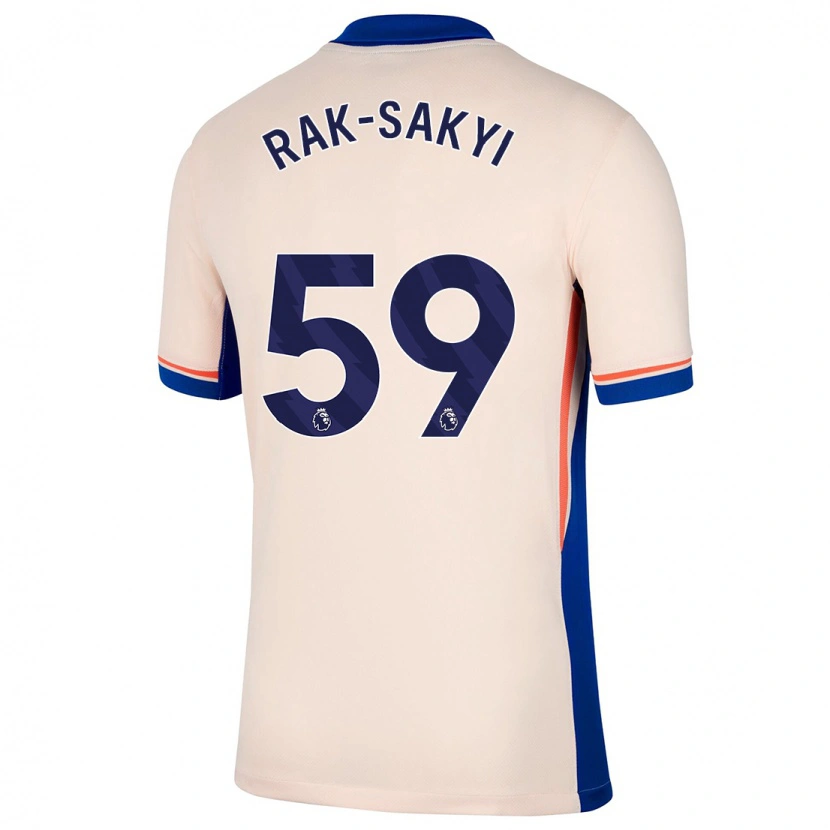 Danxen Hombre Camiseta Sam Rak-Sakyi #59 Beige Claro 2ª Equipación 2024/25 La Camisa