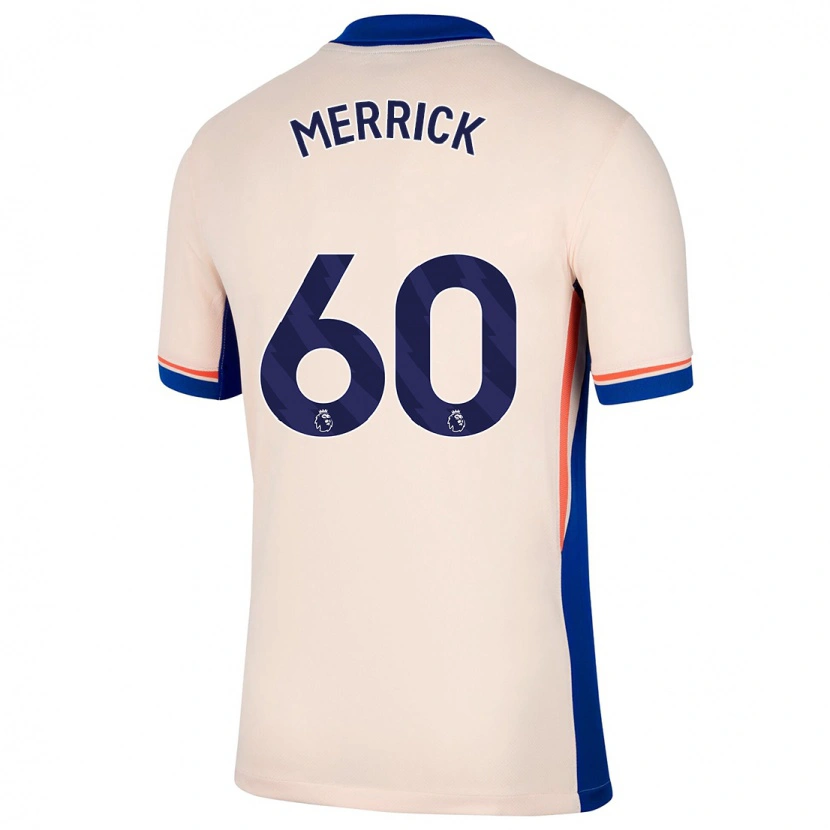 Danxen Hombre Camiseta Max Merrick #60 Beige Claro 2ª Equipación 2024/25 La Camisa