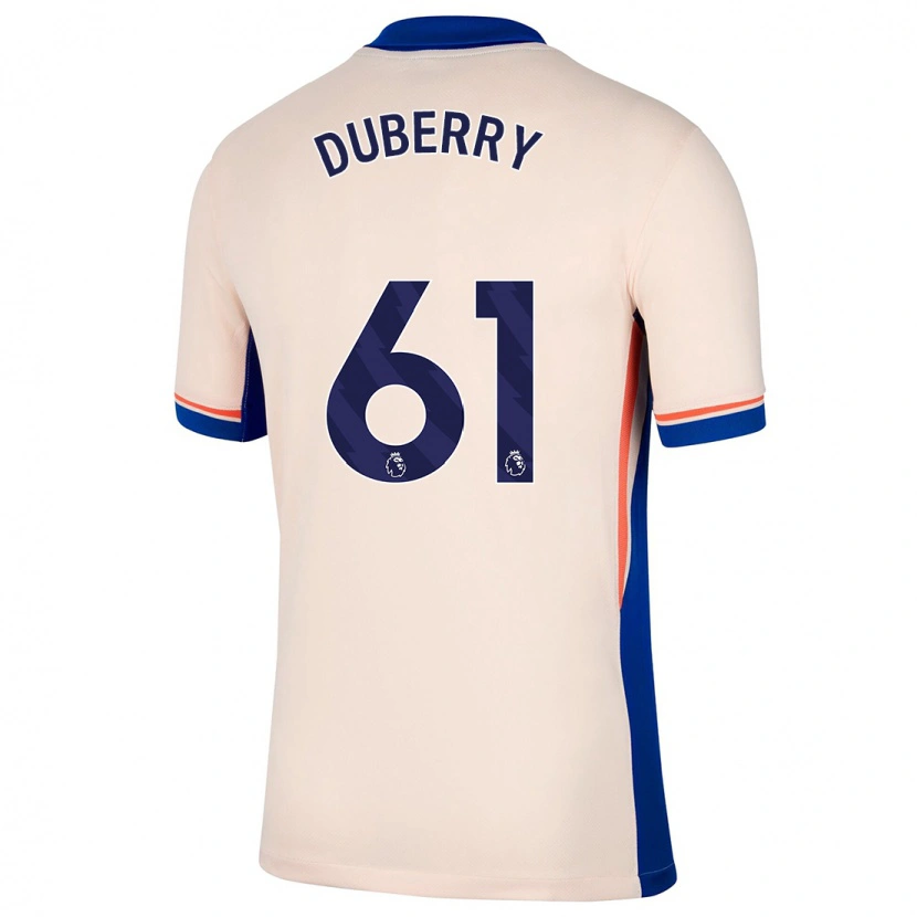 Danxen Hombre Camiseta Zain Silcott-Duberry #61 Beige Claro 2ª Equipación 2024/25 La Camisa