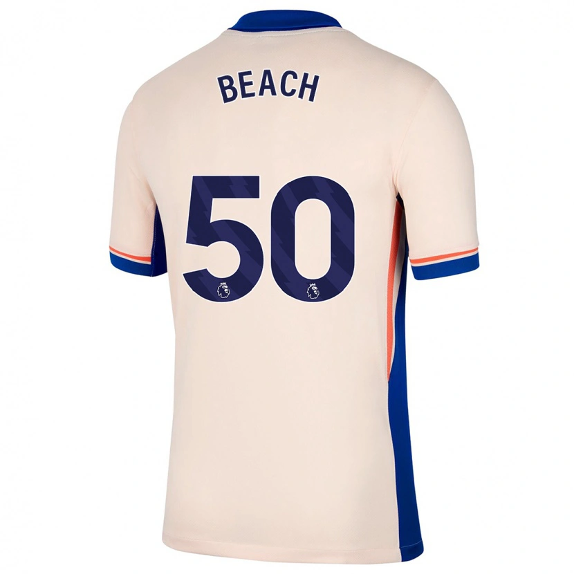 Danxen Hombre Camiseta Eddie Beach #50 Beige Claro 2ª Equipación 2024/25 La Camisa