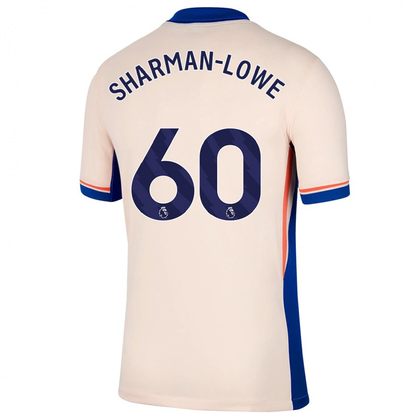 Danxen Hombre Camiseta Teddy Sharman-Lowe #60 Beige Claro 2ª Equipación 2024/25 La Camisa