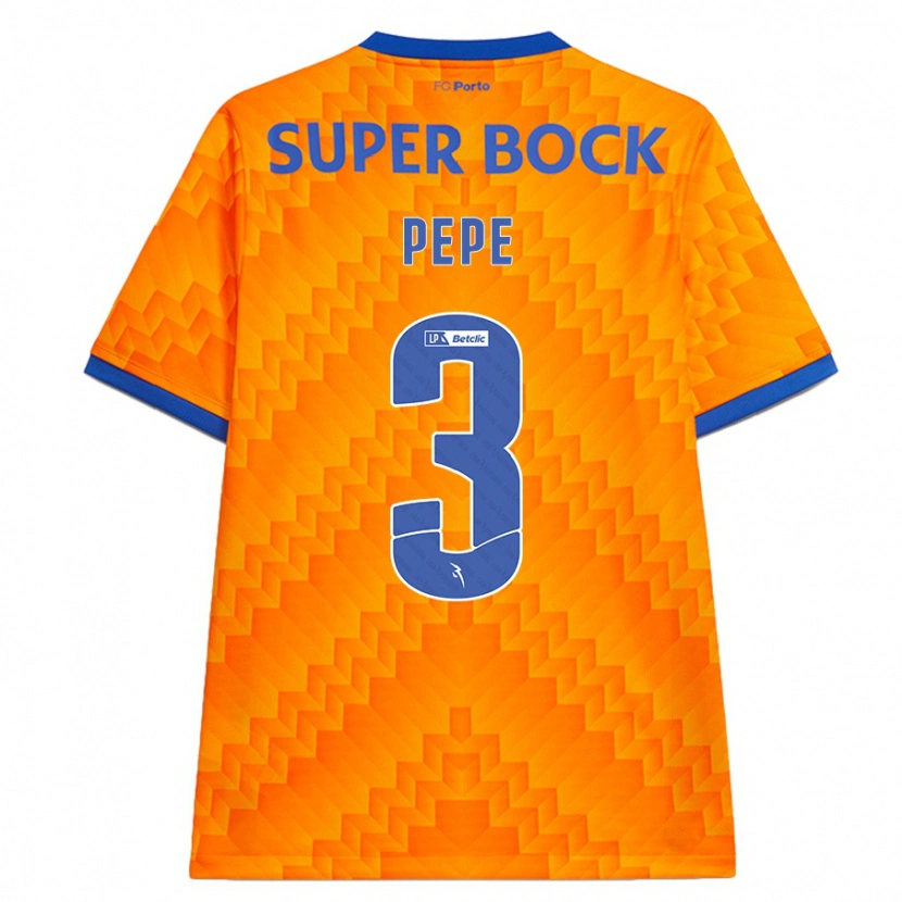 Danxen Hombre Camiseta Pepe #3 Naranja 2ª Equipación 2024/25 La Camisa