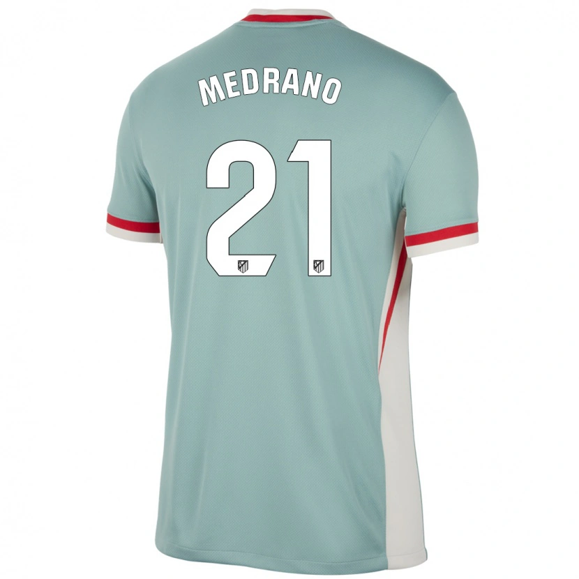 Danxen Hombre Camiseta Fernando Medrano #21 Beige Claro Azul 2ª Equipación 2024/25 La Camisa