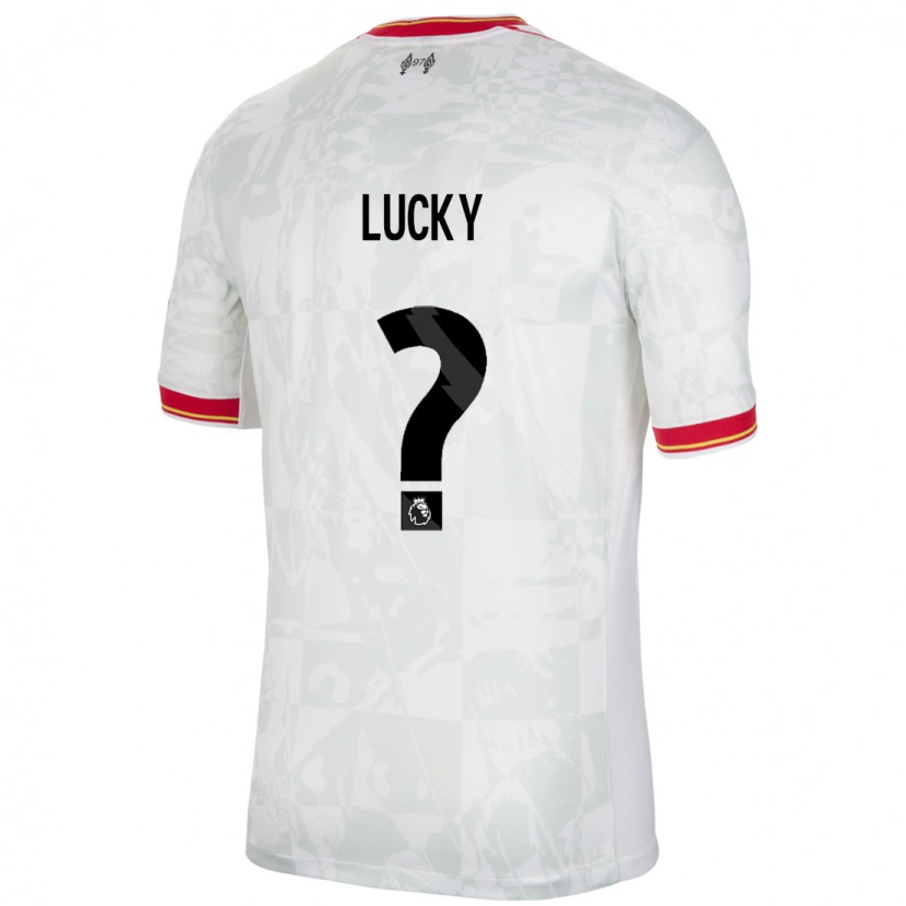 Danxen Hombre Camiseta Wellity Lucky #0 Blanco Rojo Negro Equipación Tercera 2024/25 La Camisa