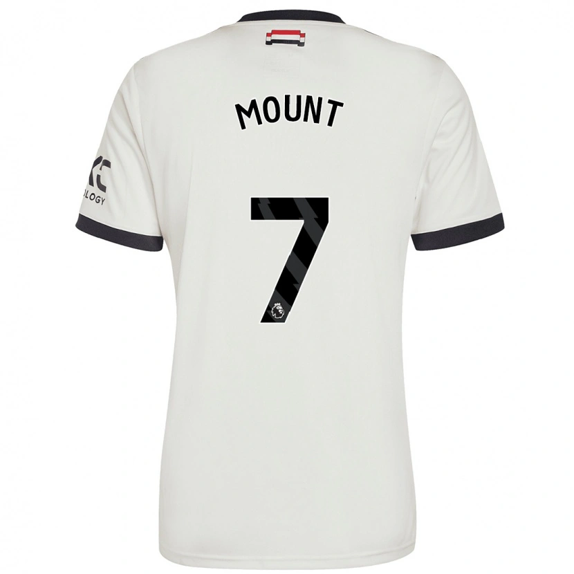 Danxen Hombre Camiseta Mason Mount #7 Blanquecino Equipación Tercera 2024/25 La Camisa