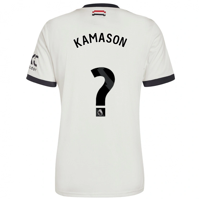 Danxen Hombre Camiseta Jaydan Kamason #0 Blanquecino Equipación Tercera 2024/25 La Camisa