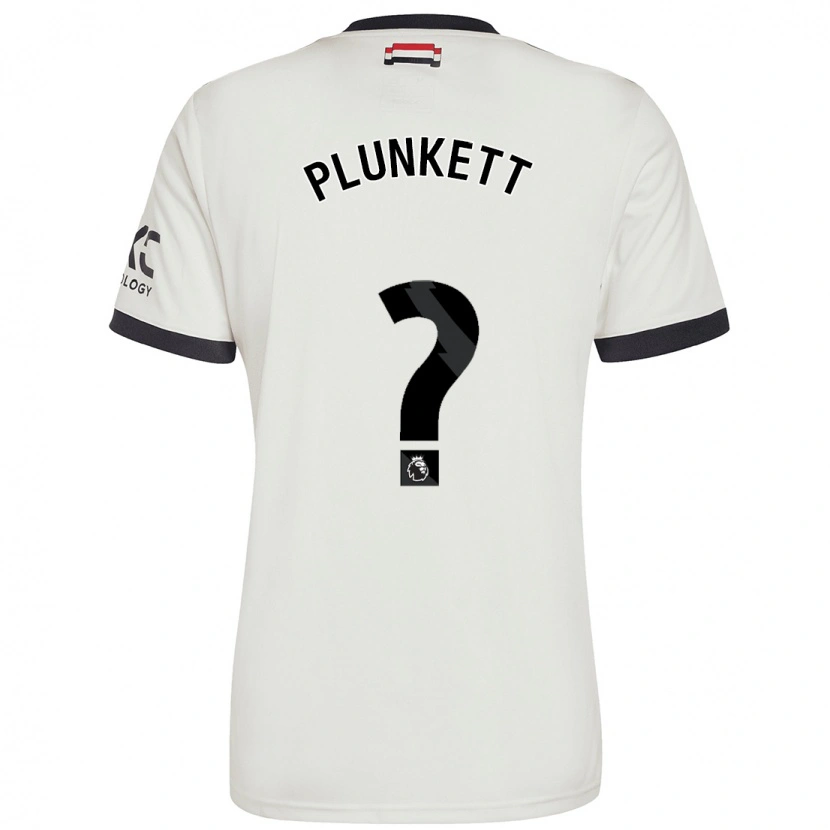 Danxen Hombre Camiseta Dante Plunkett #0 Blanquecino Equipación Tercera 2024/25 La Camisa