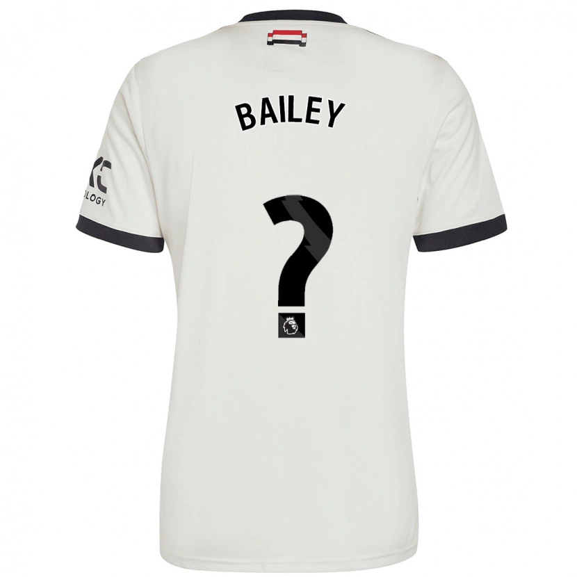 Danxen Hombre Camiseta James Bailey #0 Blanquecino Equipación Tercera 2024/25 La Camisa