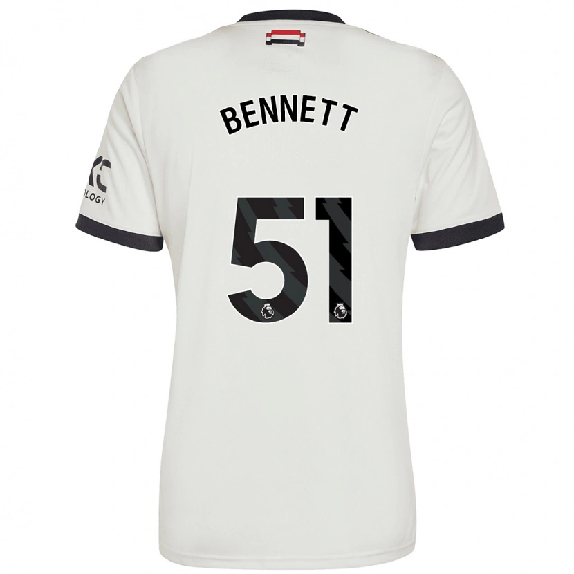 Danxen Hombre Camiseta Rhys Bennett #51 Blanquecino Equipación Tercera 2024/25 La Camisa