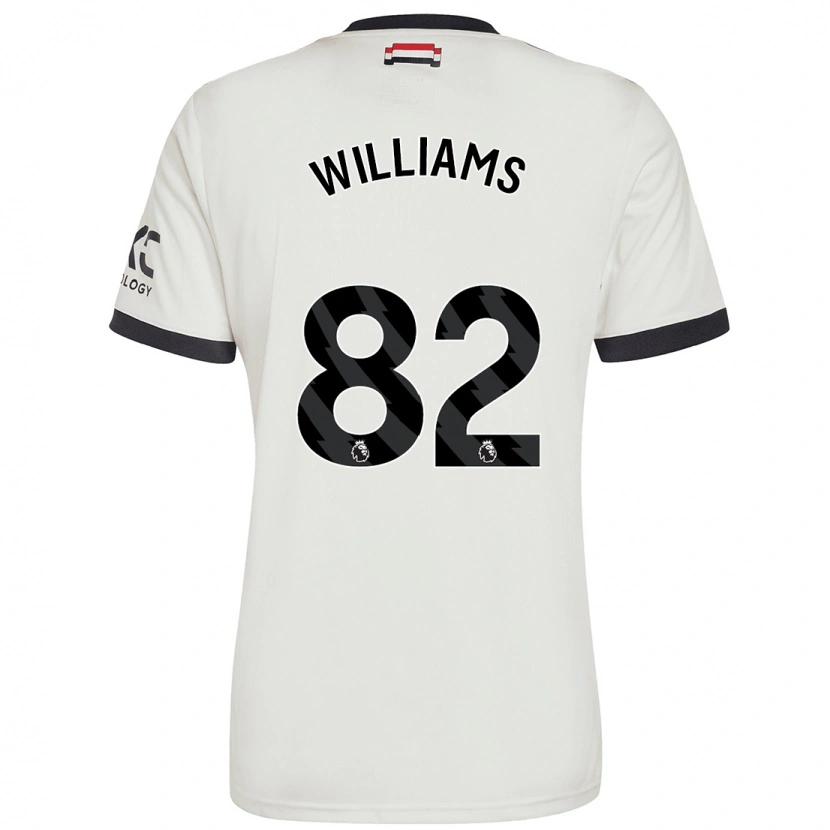 Danxen Hombre Camiseta Ethan Williams #82 Blanquecino Equipación Tercera 2024/25 La Camisa