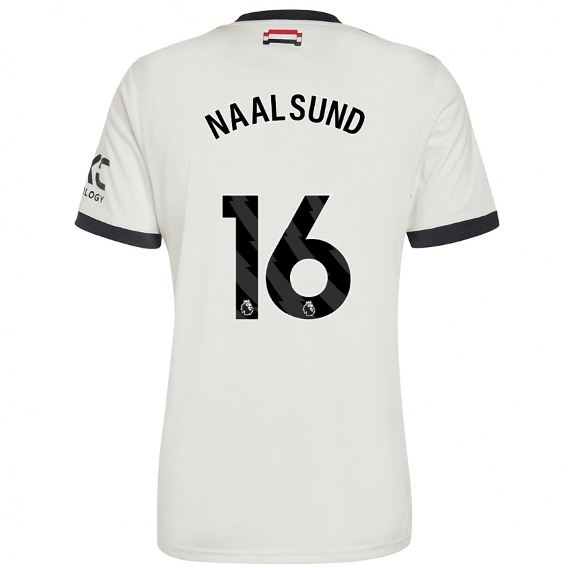 Danxen Hombre Camiseta Lisa Naalsund #16 Blanquecino Equipación Tercera 2024/25 La Camisa