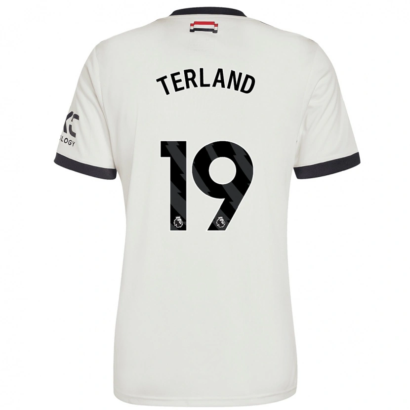 Danxen Hombre Camiseta Elisabeth Terland #19 Blanquecino Equipación Tercera 2024/25 La Camisa