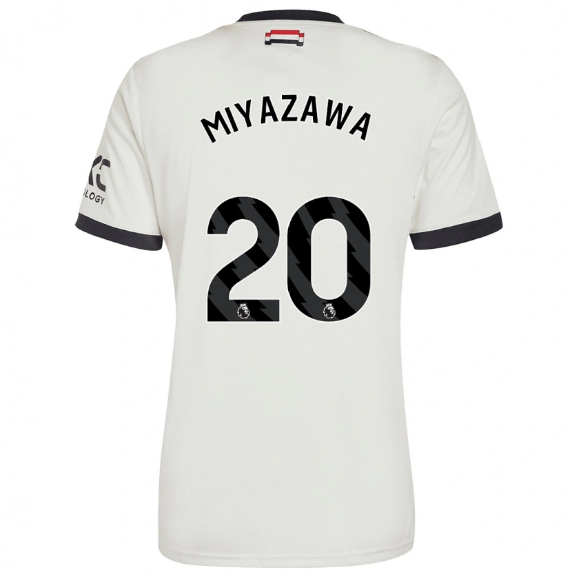 Danxen Hombre Camiseta Hinata Miyazawa #20 Blanquecino Equipación Tercera 2024/25 La Camisa