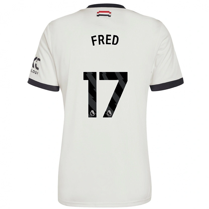 Danxen Hombre Camiseta Fred #17 Blanquecino Equipación Tercera 2024/25 La Camisa