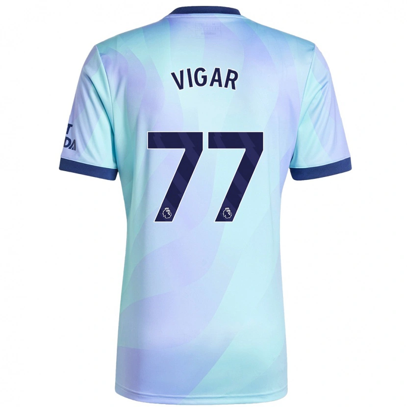 Danxen Hombre Camiseta Billy Vigar #77 Agua Equipación Tercera 2024/25 La Camisa