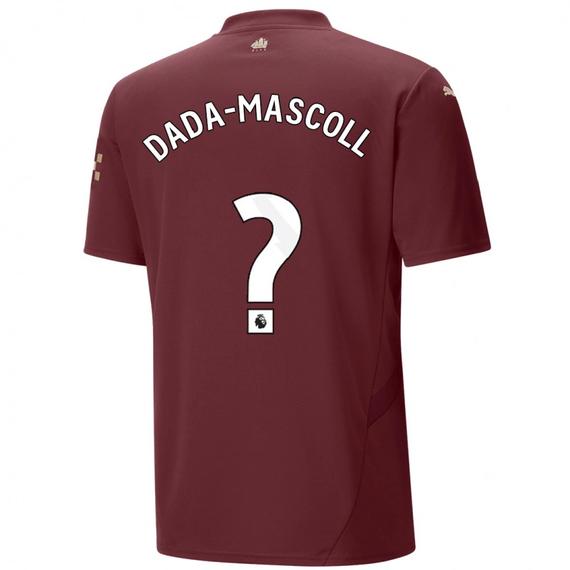 Danxen Hombre Camiseta Isaiah Dada-Mascoll #0 Granate Equipación Tercera 2024/25 La Camisa