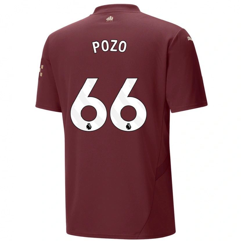 Danxen Hombre Camiseta Iker Pozo #66 Granate Equipación Tercera 2024/25 La Camisa