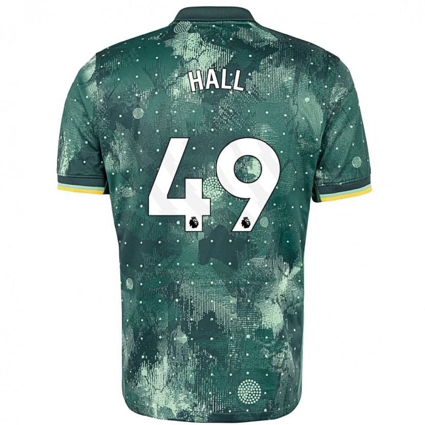 Danxen Hombre Camiseta Tyrese Hall #49 Verde Menta Equipación Tercera 2024/25 La Camisa