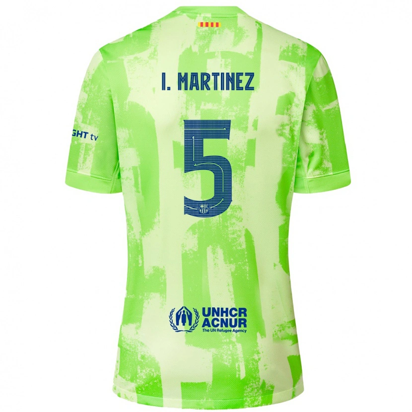 Danxen Hombre Camiseta Iñigo Martínez #5 Lima Equipación Tercera 2024/25 La Camisa