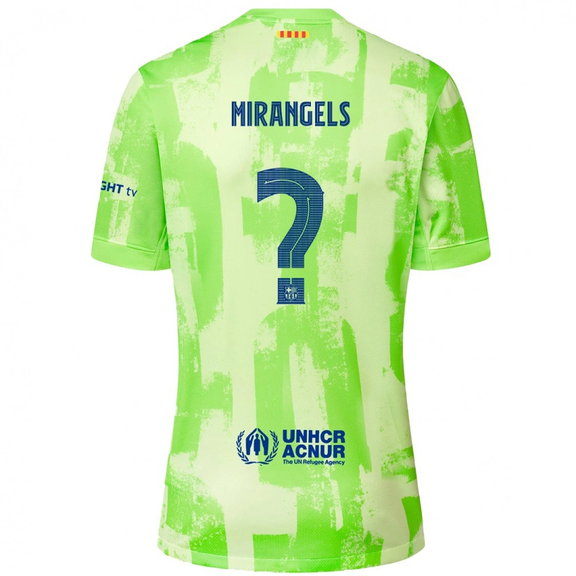 Danxen Hombre Camiseta Xavi Miràngels #0 Lima Equipación Tercera 2024/25 La Camisa