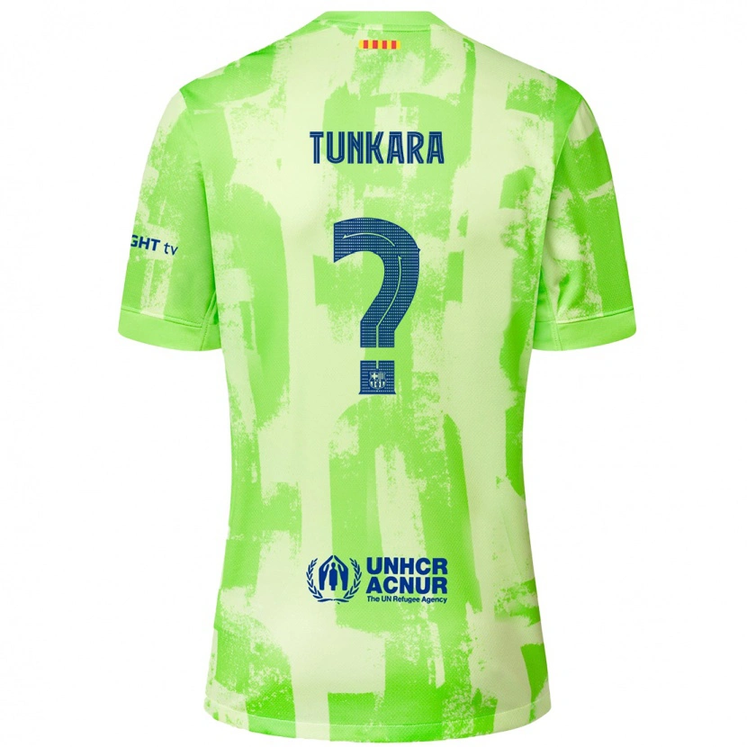 Danxen Hombre Camiseta Ebrima Tunkara #0 Lima Equipación Tercera 2024/25 La Camisa