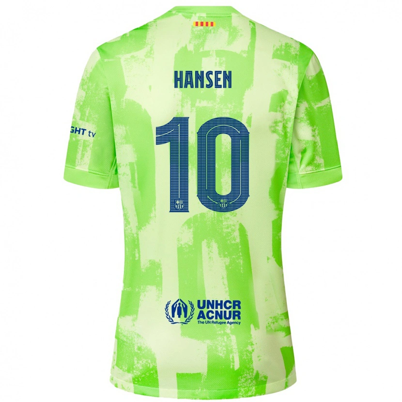 Danxen Hombre Camiseta Caroline Graham Hansen #10 Lima Equipación Tercera 2024/25 La Camisa