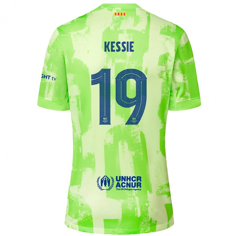 Danxen Hombre Camiseta Franck Kessie #19 Lima Equipación Tercera 2024/25 La Camisa