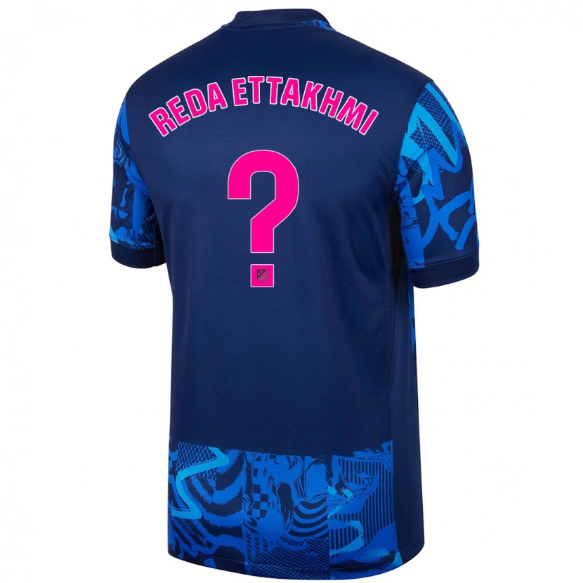 Danxen Hombre Camiseta Mohamed Reda Ettakhmi #0 Azul Real Equipación Tercera 2024/25 La Camisa