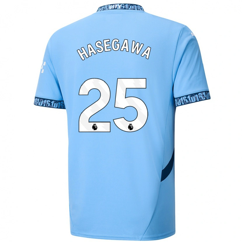 Danxen Mujer Camiseta Yui Hasegawa #25 Azul Marino 1ª Equipación 2024/25 La Camisa