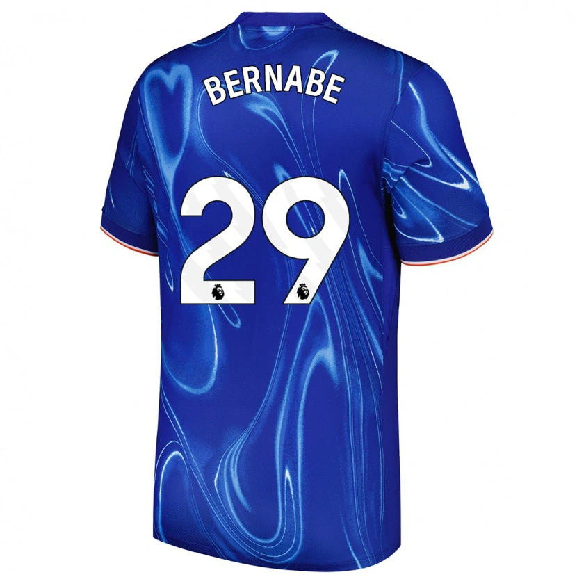 Danxen Mujer Camiseta Alejandra Bernabé #29 Azul Blanco 1ª Equipación 2024/25 La Camisa