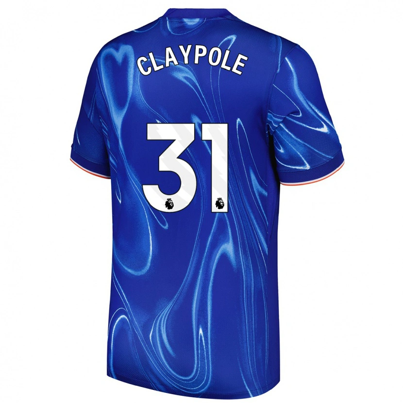 Danxen Mujer Camiseta Aimee Claypole #31 Azul Blanco 1ª Equipación 2024/25 La Camisa