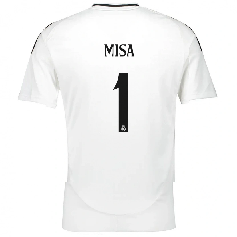 Danxen Mujer Camiseta Misa Rodríguez #1 Blanco 1ª Equipación 2024/25 La Camisa